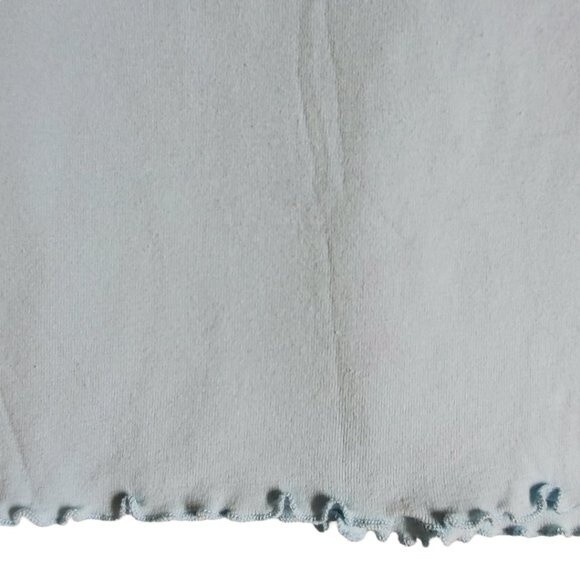 Sun Moda light blue v-neck 3/4 sleeve top sz L - Picture 11 of 16